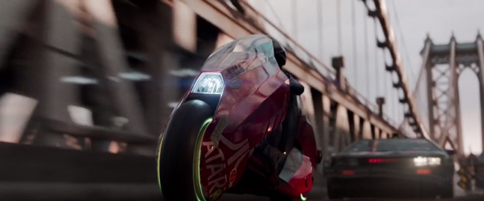 Kaneda's bike tribute on Ready Player One film