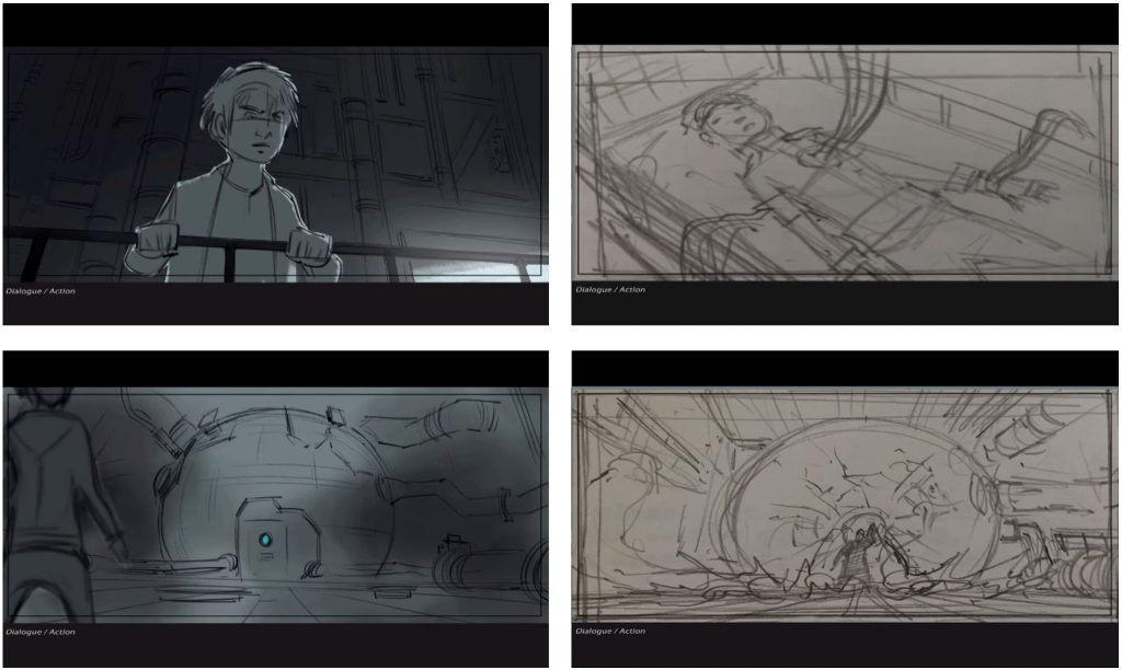 Phil Langone AKIRA live-action storyboards 2019